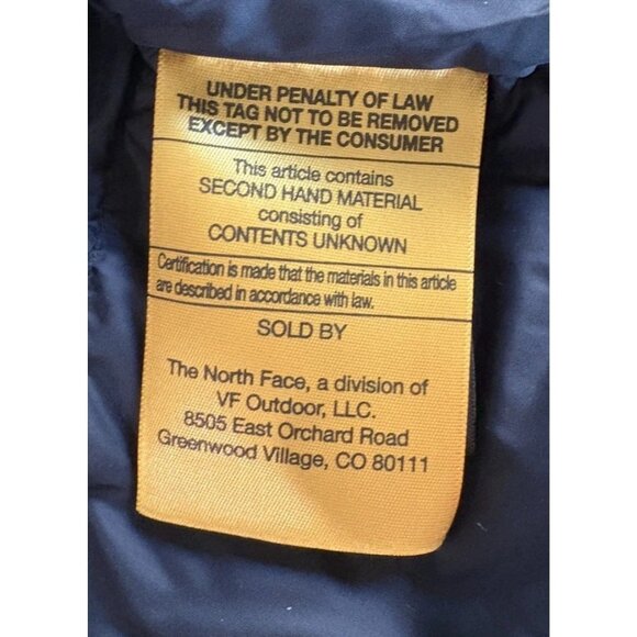 THE NORTH FACE 1996 Retro Nuptse Mens M Down Puffer Vest Coal Brown NWT $230 - Picture 10 of 14